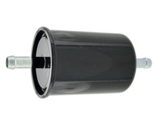 Black Steel Universal Inline Fuel Filter 10 Micron Steel 38 65psi Max