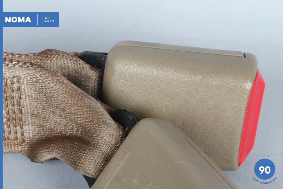 Jaguar S-Type X200 2002 trasero izquierdo lado del conductor doble hebilla de cinturón de seguridad AEK OEM Foto 4 de 4