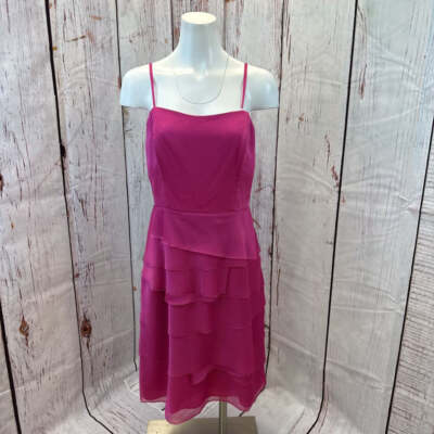 WATTERS & WATTERS HOT PINK DRESS SIZE 10 TCC | eBay