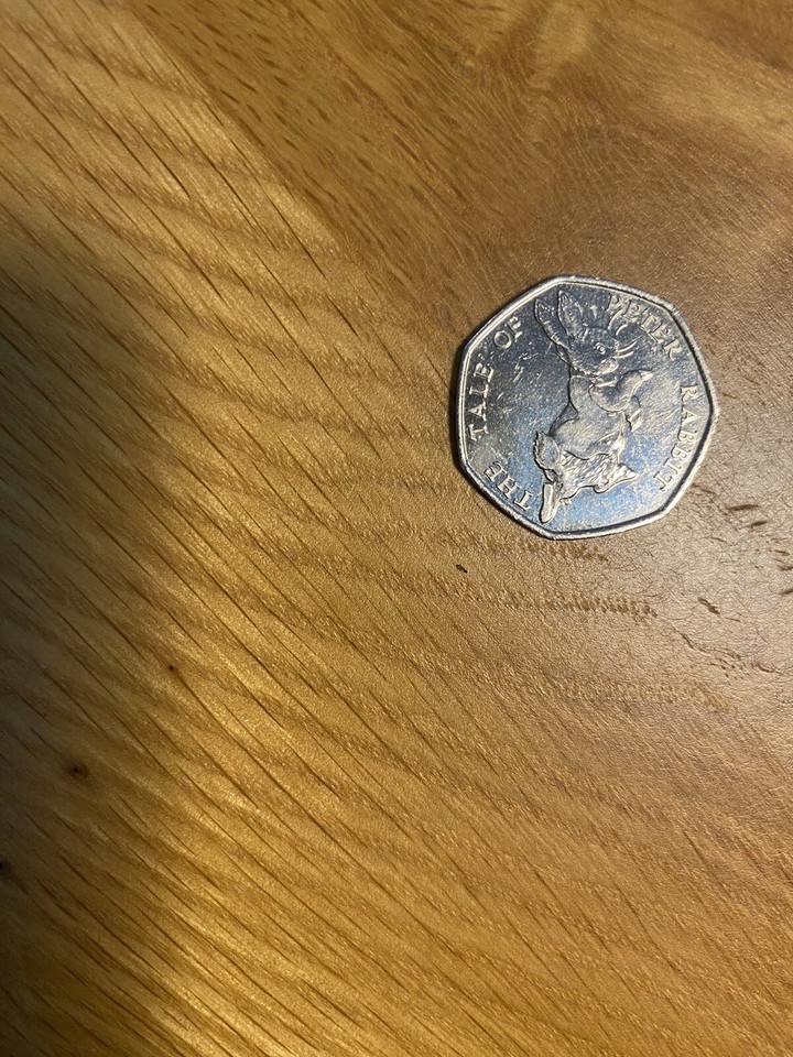 RARE 50p Coin The Tale Of Peter Rabbit 2017 Circulated eBay