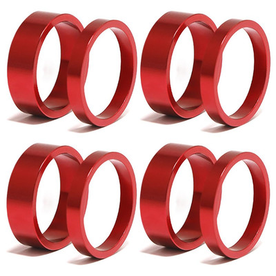8 x Fahrrad Gabel Spacer, Fahrrad Front Bar Spacer, Handlebar Stem Spacer, Alumi