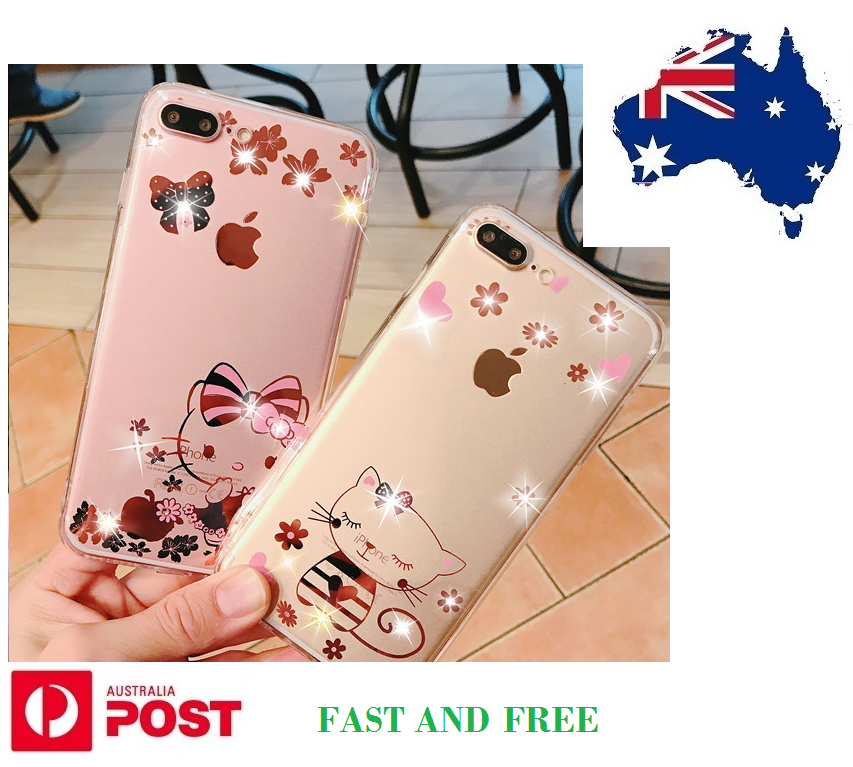 Shockproof iPhone Plus Soft Gel Clear Case Cover for Apple, Hello  Kitty