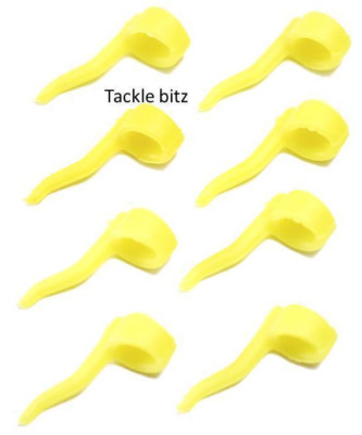 10 gelbe Karpfen Angeln Terminal Tackle Zig Aligna Haken Schnur Aligner Chod Rigs