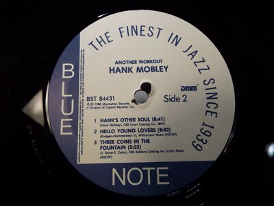 HANK MOBLEY ANOTHER WORKOUT JAZZ LP VINYL ALBUM | eBay