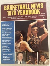 Annuario pallacanestro 1976 GOLDEN STATE guerriero RICK BARRY NBA college LICEO