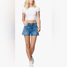 NWT Blank NYC Women  s The Essex Classic Cut Off Jean Shorts - Size 28