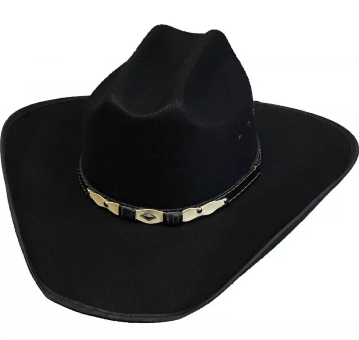 Adult High Crown Western Hats - Party Wear - 12 Pieces