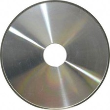 Made in USA 6" Diam x 1-1/4" Hole x 1/8" Thick, N Hardness, 100 Grit Surface ...