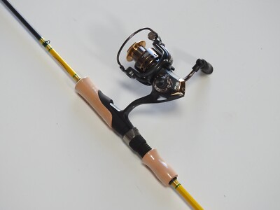 Pro Trout & Trophy 7'6" 2PC Spinning Ultralight Combo/ 6 BB Reel 2-6 Lb | eBay Pro Trout & Trophy 7'6" 2PC Spinning Ultralight Combo/ 6 BB Reel 2-6 Lb | eBay