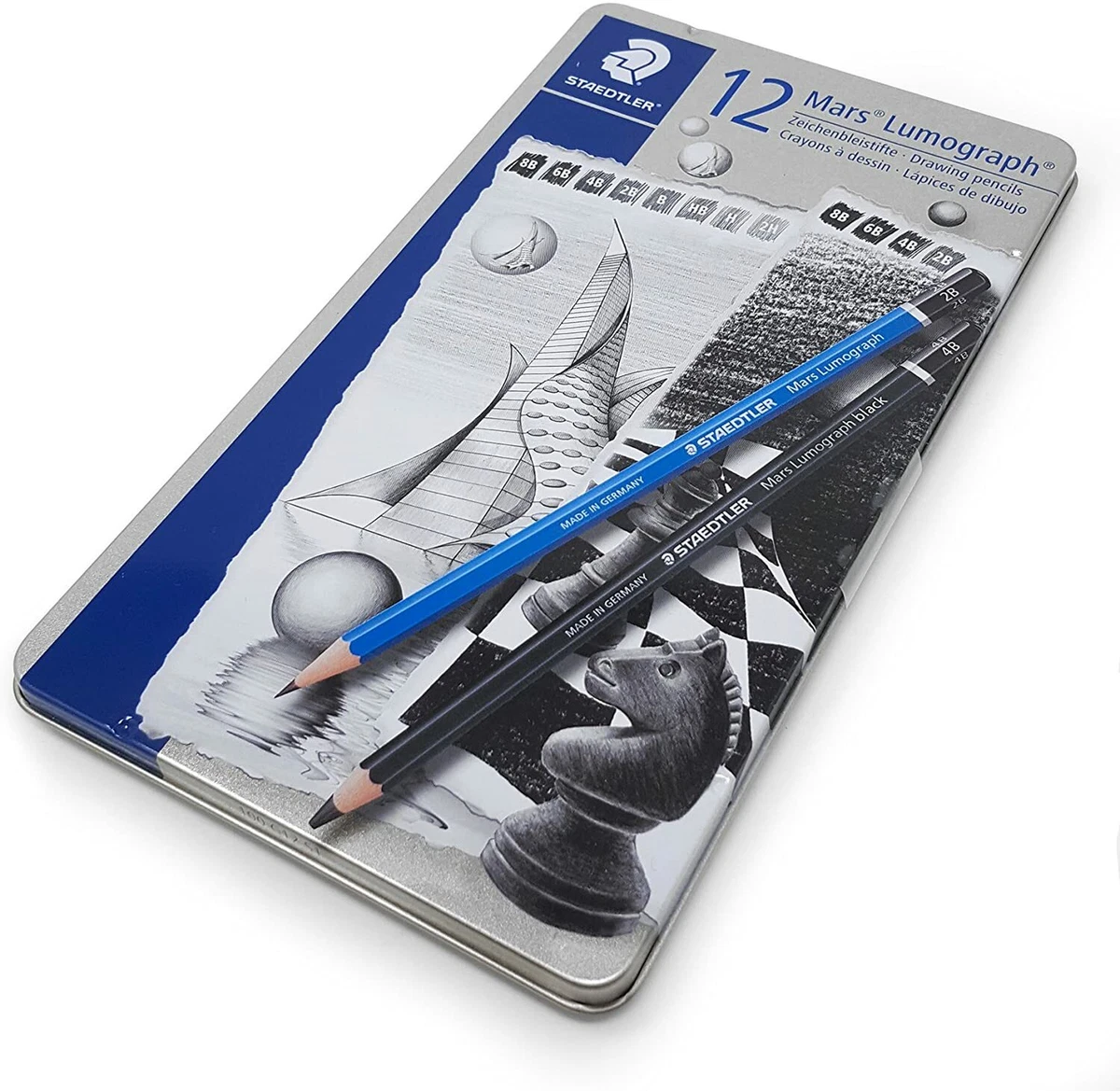 Staedtler Mars Lumograph Sketching Pencil Sets (Set of 12)