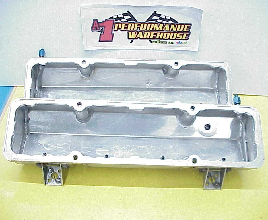 Billet Aluminum Valve Covers with Spray Oilers for B Chevy eBay