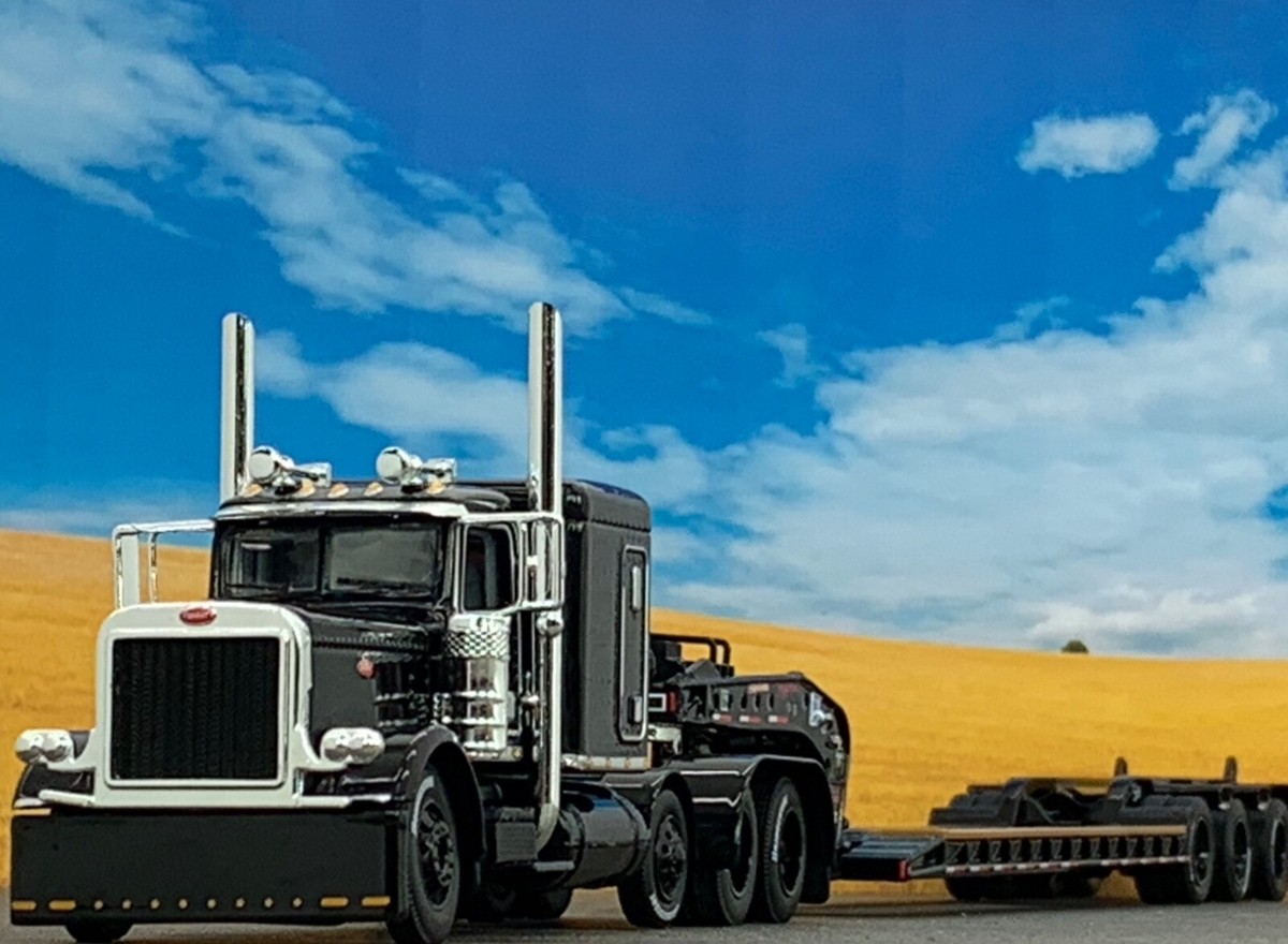 DCP ダイキャストプロモーション 1/64 PETERBILT 389 DCP 1/64 Red Peterbilt 389 Semi Truck Farm Toy | eBay