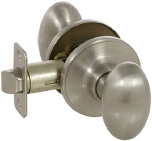 Details About Carlyle Series Elliptical Door Knob Lockset In Satin Nickel Choose House Set