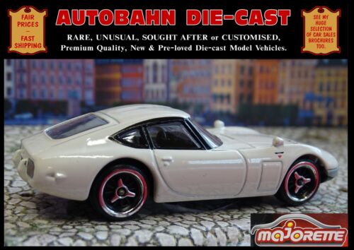 TOYOTA 2000GT; NEW MAJORETTE 1:56 SCALE CLASSIC DIECAST COLLECTORS MODEL - Picture 1 of 24