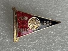 1954 York Rally Cyclists Touring Club 'CYC' - Enamel Lapel Badge - Bike Cycling