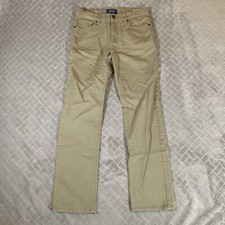 Old Navy Boys 12 Slim Tan Denim Jeans Straight Cotton Blend Stretch Uniform