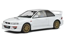 1998 SUBARU IMPREZA 22B RHD PURE WHITE 1/18 DIECAST MODEL CAR BY SOLIDO S1807404