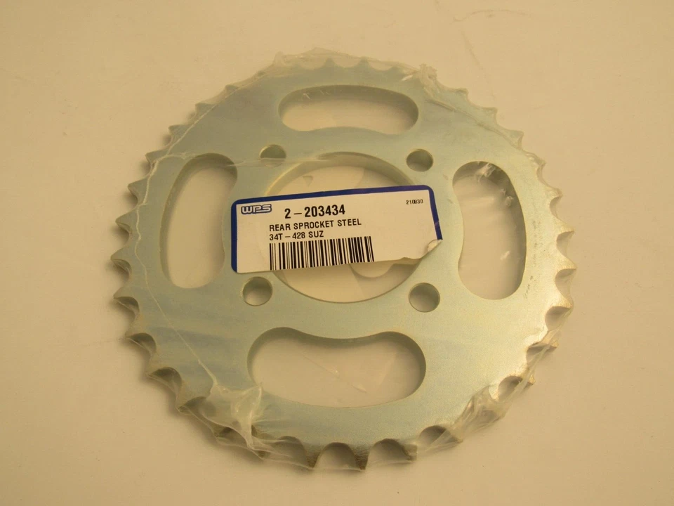 Задняя звездочка Sunstar Steel 34T Suzuki 1978-1983 DS80 /85-03 JR80 2-203434 новая из старых запасов - Изображение 4 из 4