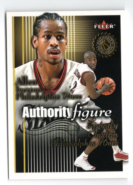 Allen Iverson / Speedy Claxton 2000-01 Fleer Authority Figures