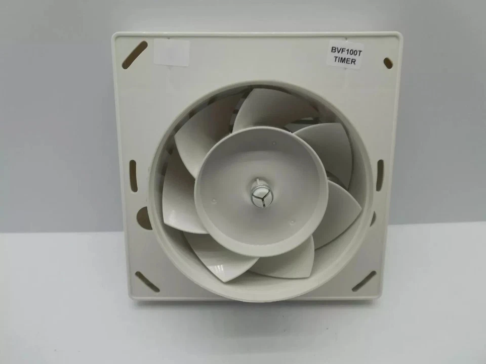 MANROSE INTERVENT BVF100T 4" 100MM TIMER EXTRACTOR FAN BATHROOM, TOILET, KITCHEN - Image 3 of 4