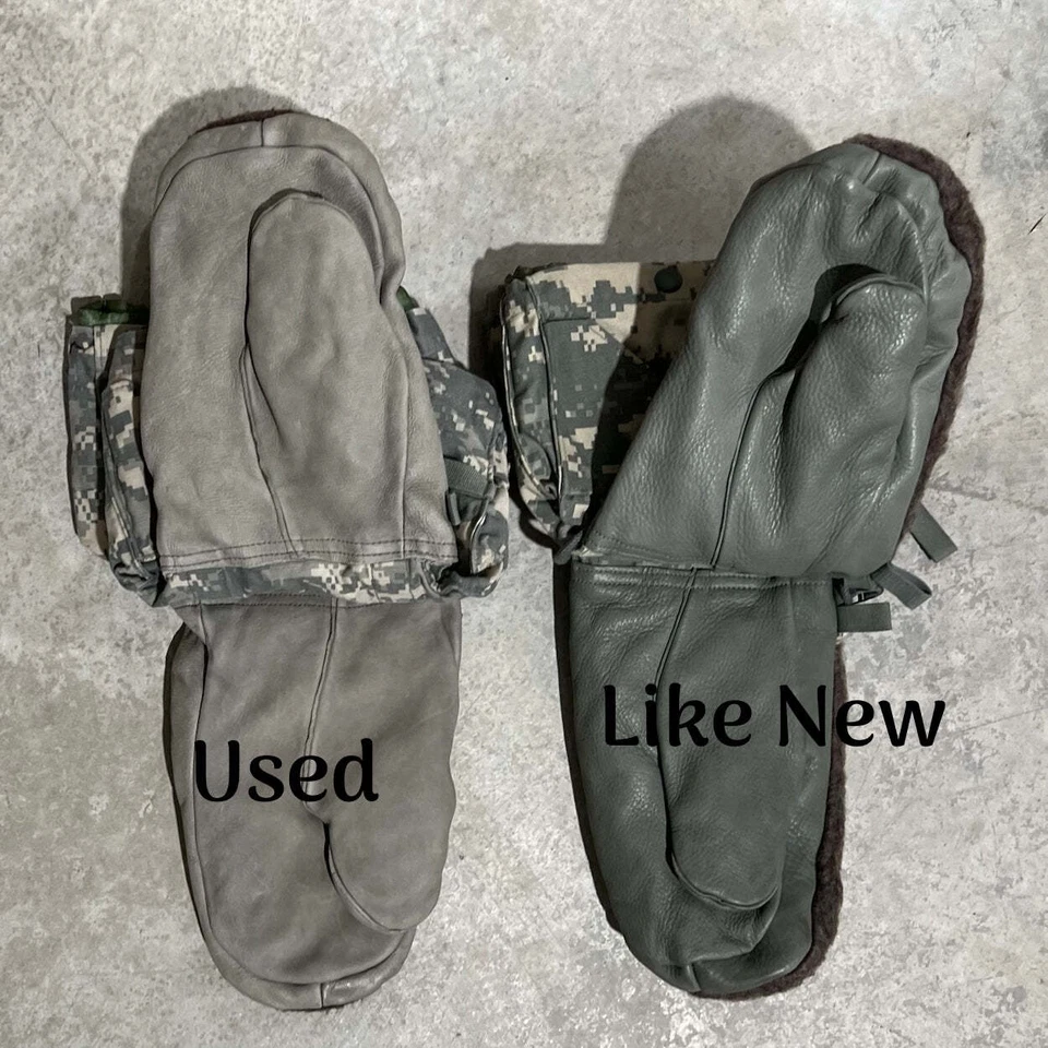 Guantes militares de EE. UU. Ártico para clima frío extremo con forros ACU digital Foto 3 de 4