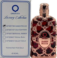 Orientica Amber Rouge Eau De Parfum Spray Unisex 2.7 Oz / 80 ml