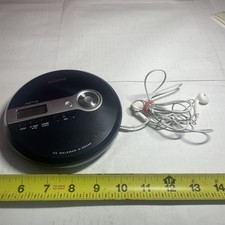 Sony Walkman D-NE240 Black Personal CD Player Working Batteries  Headphones Inc