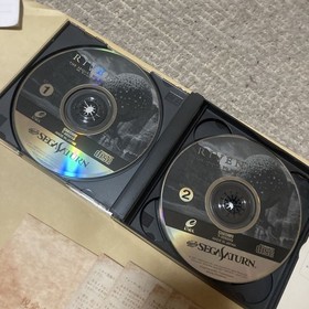 SS Sega Saturn RIVEN THE SEQUEL TO MIST Obi with postcard etc. RIVEN THE SEQUEL