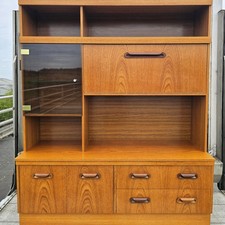 Immaculate Rossmore Highboard Teak 1960s Display Cabinet - FREE UK DELIVERY 🚛 
