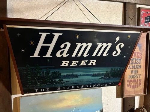 Vintage Hamm's Lighted Beer Sign