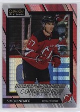 2023-24 O-Pee-Chee Platinum Marquee Rookies Red Prism 6/199 Simon Nemec #243 i9y