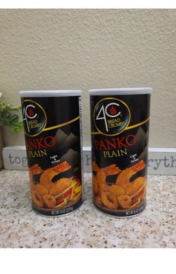 4C Foods Bread Crumb Panko Plain Light & Crispy 8.oz (Pack of 2) Exp:12/2026