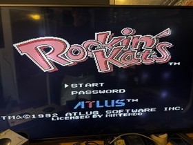 Rockin' Kats Nintendo NES Modul mit Schuber