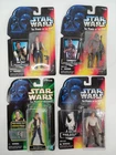 Star Wars POTF Han Solo Carbonite Chewbacca Kenner 1995 1999 Sealed Lot of 4