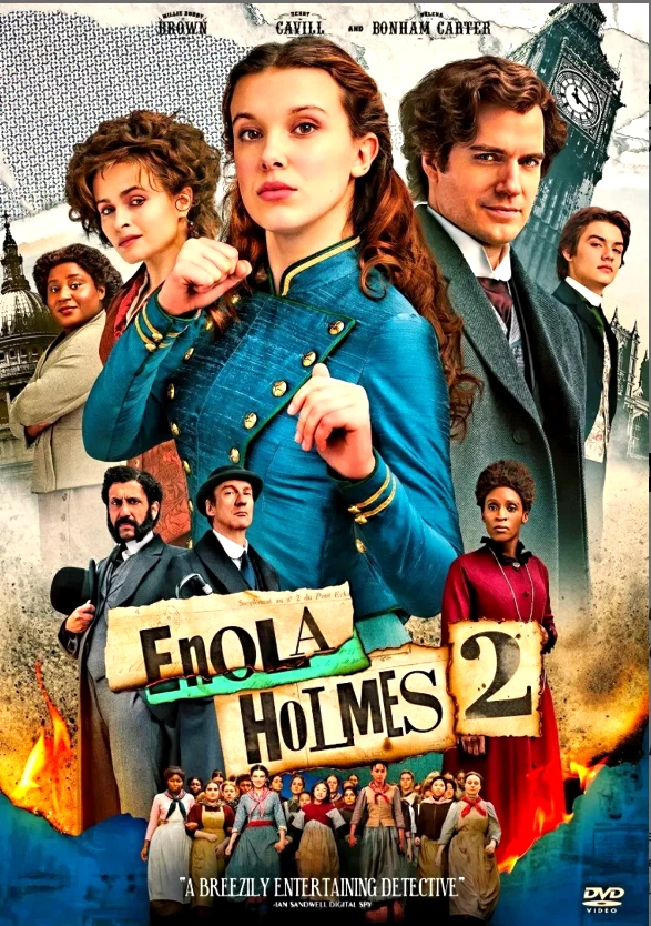Enola Holmes (2020 - 2022) DVD Season 1&2 | Mystery Adventure Crime Family Movie - Image 3 of 4