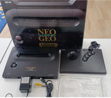 SNK Neo Geo AES Console Complete Set w/ Box Controller Adapter Home System Japan