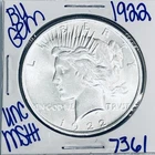 1922 BU UNCIRCULATED SILVER PEACE DOLLAR AUTHENTIC U.S. MINT FREE SHIPPING 7361
