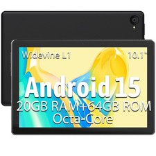 2025 Tablet 10.1" Android 15 Tablet 20 64GB Octa Core 1280 800 HD IPS WIFI Touch