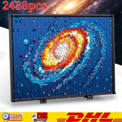 LZ8340 Micro-Mini-Art-Galaxie-Bausteine, einzigartiges Desktop-Display DHL
