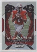 2021 Panini Prizm Draft Picks All-American Silver Prizm Justin Fields #192 ms9