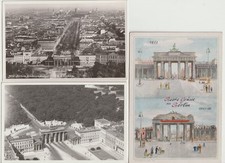 Lot mit 6 Ansichtskarten Berlin, Brandenburger Tor ca. 1938/1960