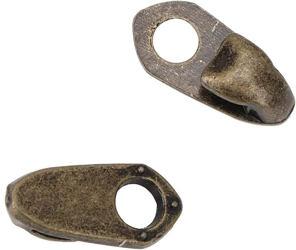 Boot Lace Hooks,20Set Alloy Boot Lace Hooks Lace Fittings with Rivets Shoes Repa