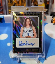 2025 Panini Donruss WNBA Signature Series Grace Berger #SS-GB Lava Auto