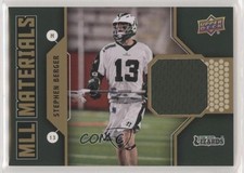 2011 Upper Deck Major League Lacrosse MLL Materials Stephen Berger #M-SB 0h1