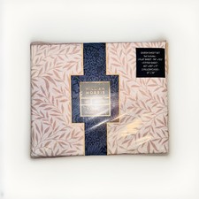 William Morris Leaf Plaster Queen Sheet Set 100 Cotton Percale 200TC NWT
