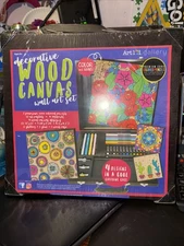 Art 101 Gallery WOOD CANVAS WALL ART SET  **New** Sealed