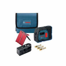100 Ft. 5 Point Plumb and Square Laser Level ...