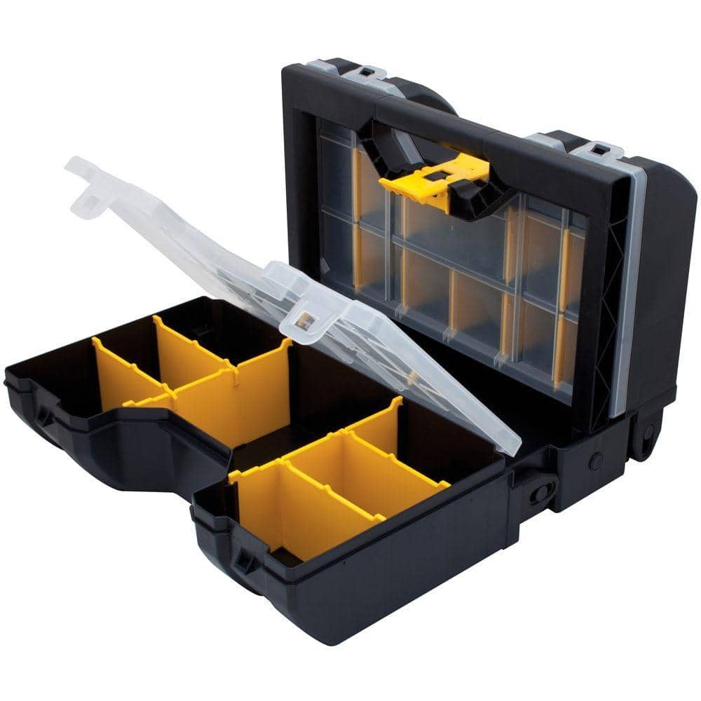 3in1 Small Parts Organizer 22 Compartment Storage Box Hardware Case