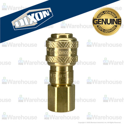 Genuine Dixon 3DF2-B DF-Series Coupler   Brass Automatic Pneumatic Female Thread