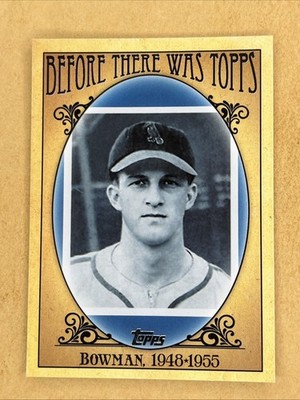 2011 Topps Before There Was Topps #BTT7 Bowman 1948-1955